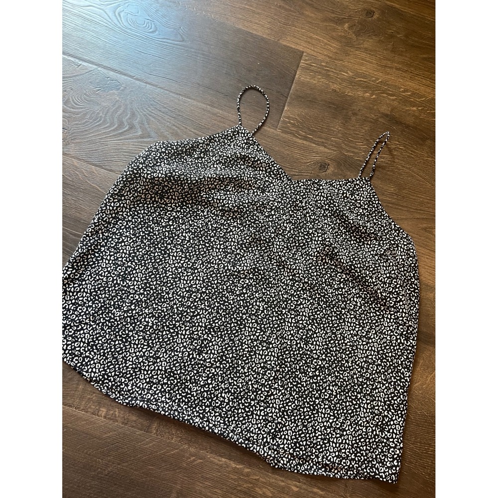Nine West Cami Top Sleeveless Casual‎ Blouse Animal Print XXL